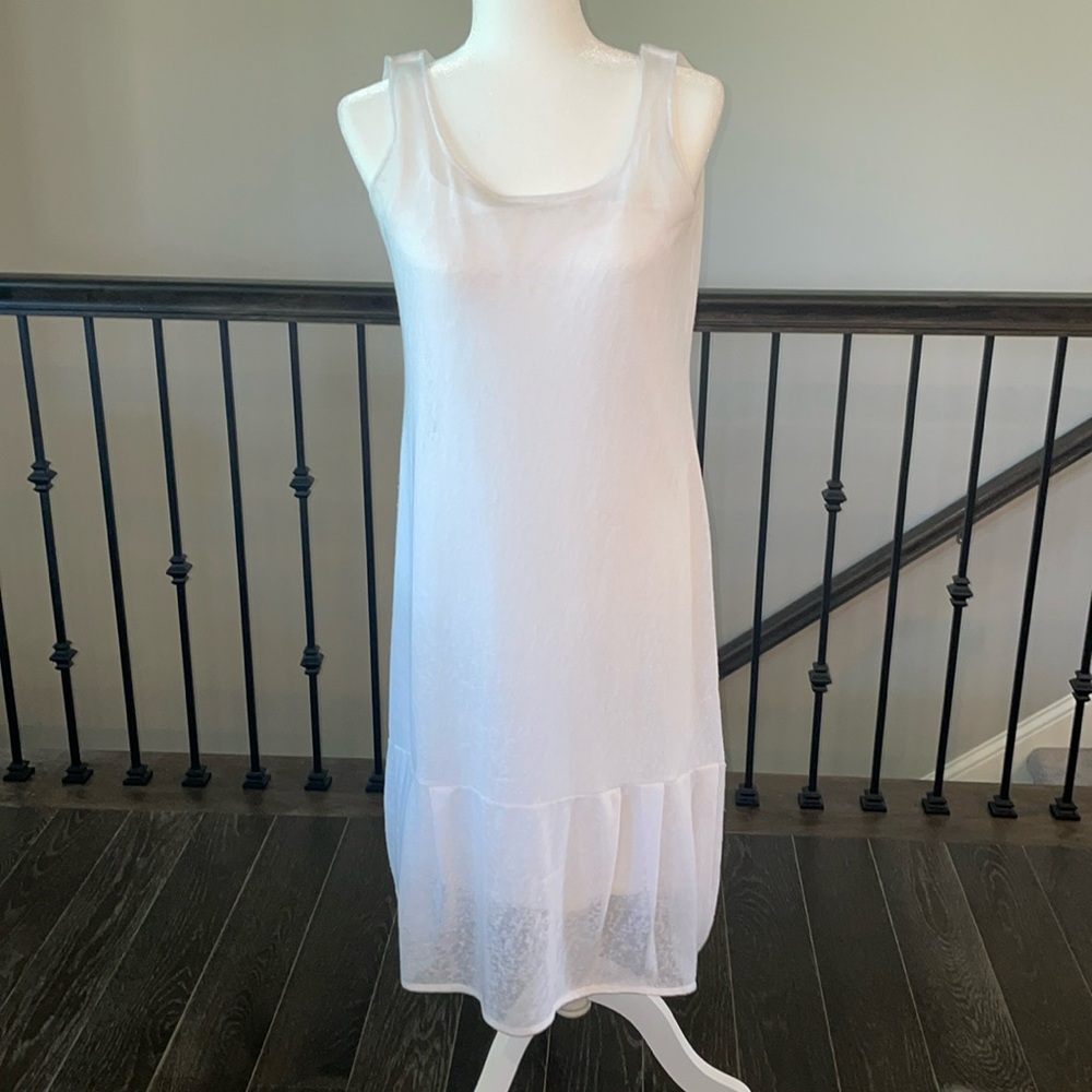 White casual dress